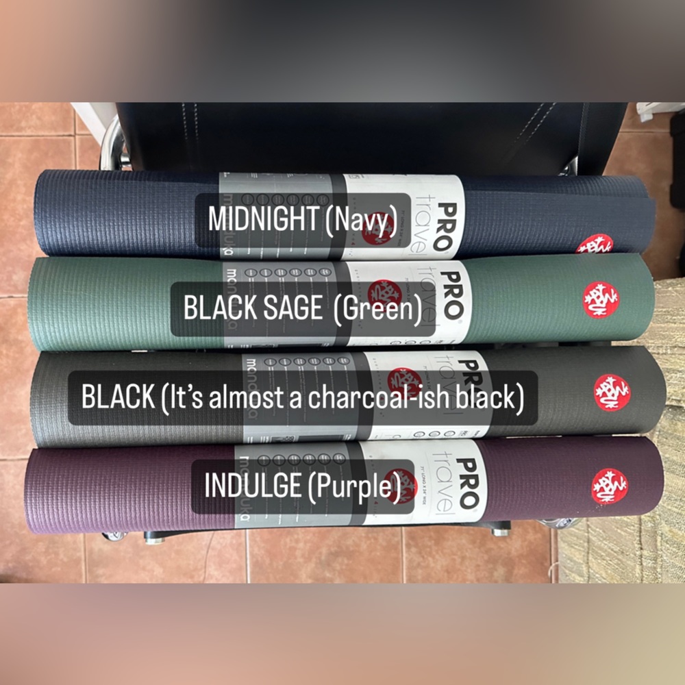 NWT Manduka - PRO Travel Yoga Mat, 71"x24"x2.5mm MULTIPLE COLORS AVAILABLE !